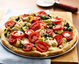 Rustic Chicken Pizza